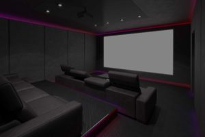 Cinema room decoration geneva